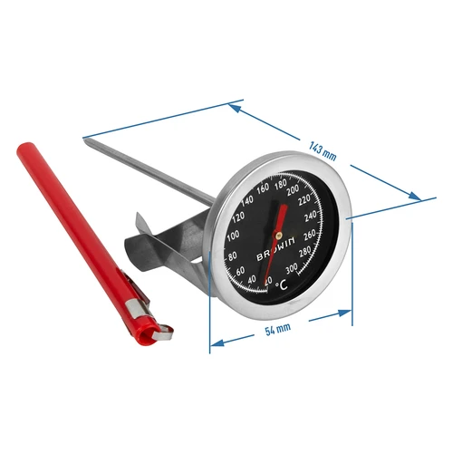 Кухненски термометър (20°C до +300°C) 12,5 см - 2