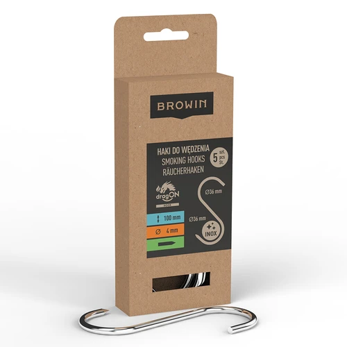 Куки за опушване - S, заострени, 4 мм x 100 мм, 5 бр. - 2