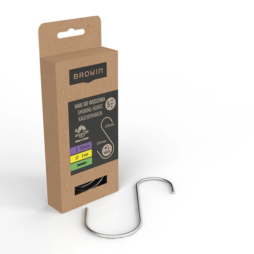 Куки за опушване - S, заточени 3 мм x 150 мм 5 бр. - 2