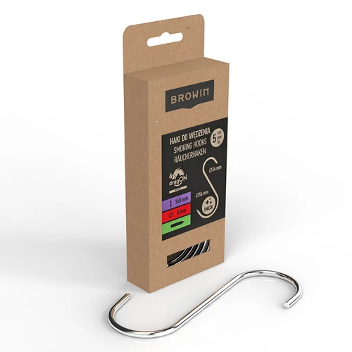 Куки за опушване - S, заточени, 5 мм x 150 мм, 5 бр. - 2