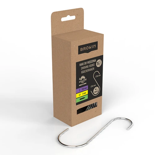 Куки за пушене - S, заточени 3 мм x 150 мм 15 бр. - 2