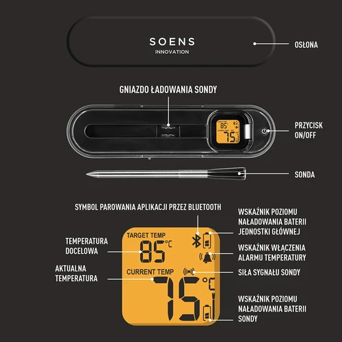 Кулинарен термометър с безжична Bluetooth сонда - 7