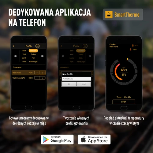 Кулинарен термометър с безжична Bluetooth сонда - 12