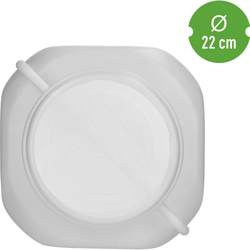 Квадратен бидон за 50 L, бял, с дръжки 50 L - 5