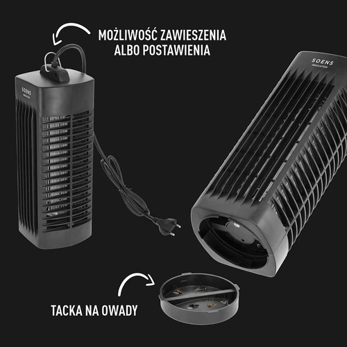 Лампа против насекоми Manhattan UVA 6 W, черна - 6