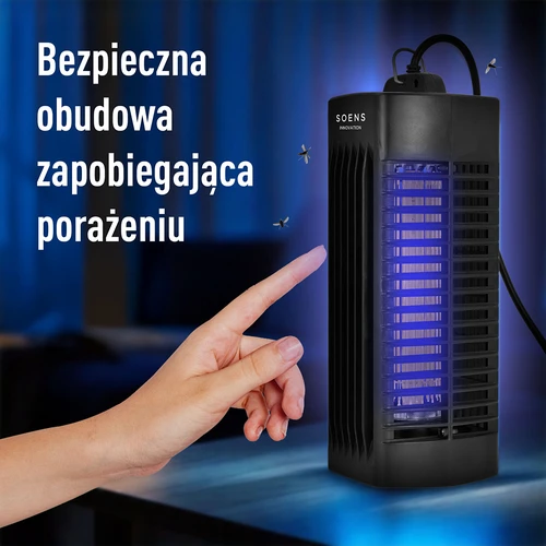 Лампа против насекоми Manhattan UVA 6 W, черна - 8