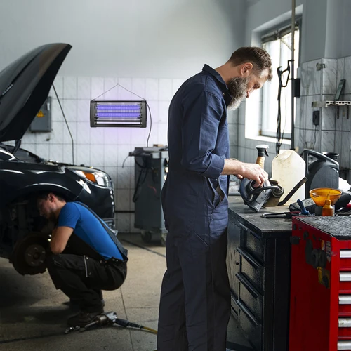 Лампа против насекоми UVA 20 W, черна - 11