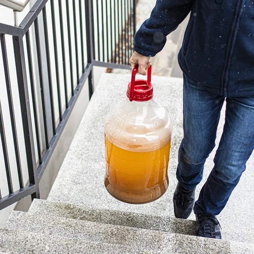 Лека, нечуплива дамаджана за вино с дръжка, 20 L - 15