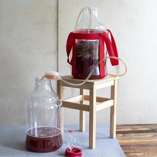 Лека, нечуплива дамаджана за вино с презрамки, 15 л - 15