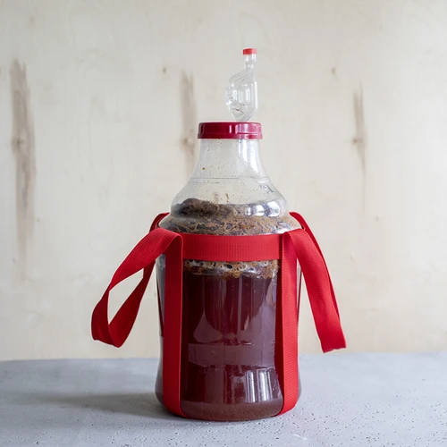 Лека, нечуплива дамаджана за вино с презрамки, 15 л - 14