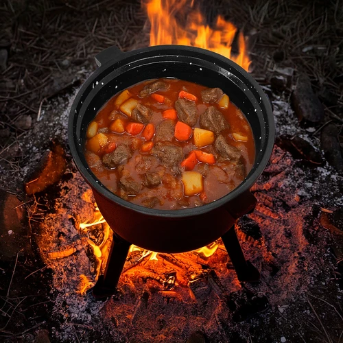 Ловджийско чугунено котле с емайлирана вътрешност, 8 л - 7