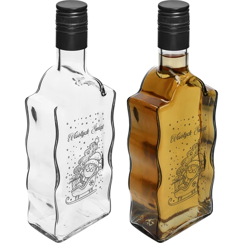 Бутилка Klasztorna 500 ml с винтова капачка, принт „Дядо Коледа“, 1 бр. - 3