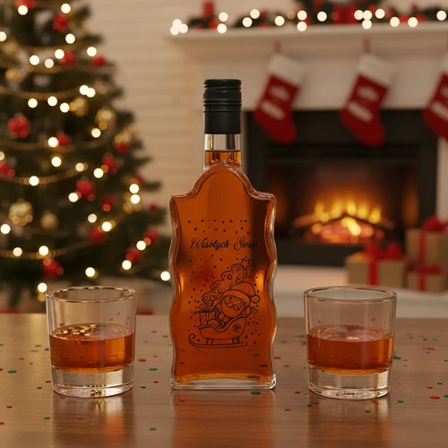 Бутилка Klasztorna 500 ml с винтова капачка, принт „Дядо Коледа“, 1 бр. - 6