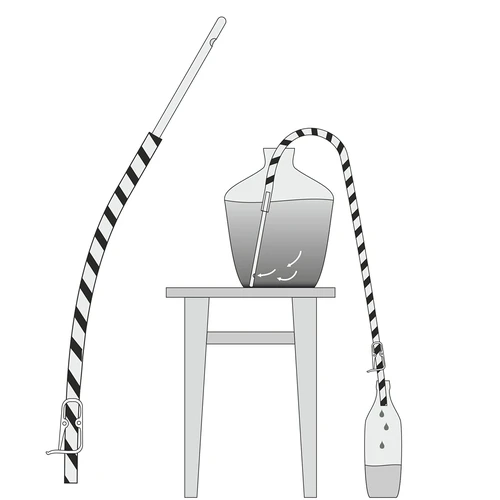 Маркуч за претакане на вино със щипка - 7