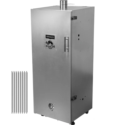 Метална пушилна камера 250 л, с колелца