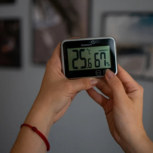 Метеорологична станция – електронна, безжична, черна - 9