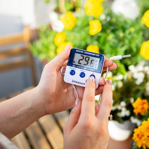 Метеорологична станция – електронна, със сонда, бяла - 8