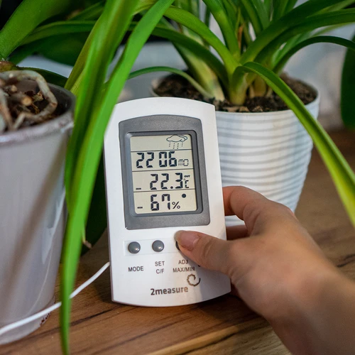 Метеорологична станция – електронна, със сонда, бяла - 8