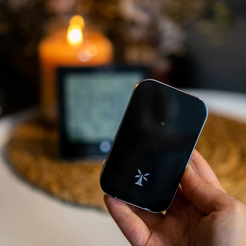 Метеорологична станция RCC, DCF – електронна, безжична, с осветен датчик, черна - 11