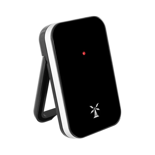 Метеорологична станция RCC, DCF – електронна, безжична, с осветен датчик, черна - 3