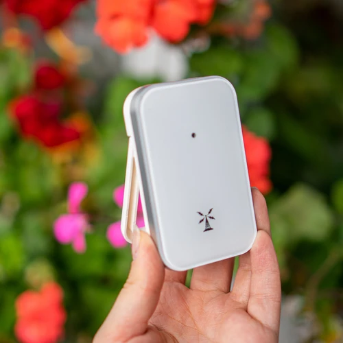 Метеорологична станция RCC, DCF – електронна, безжична, с подсветка на сензора, бяла - 14