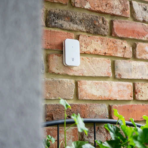 Метеорологична станция RCC, DCF – електронна, безжична, с подсветка на сензора, бяла - 16