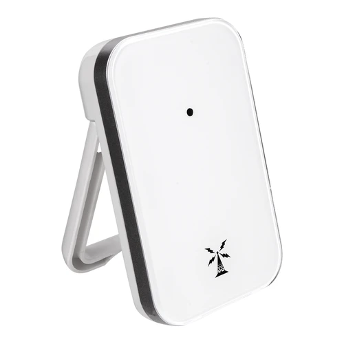 Метеорологична станция RCC, DCF – електронна, безжична, с подсветка на сензора, бяла - 6