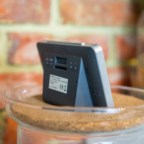 Метеостанция RCC – електронна, безжична, с осветен сензор, черна - 16