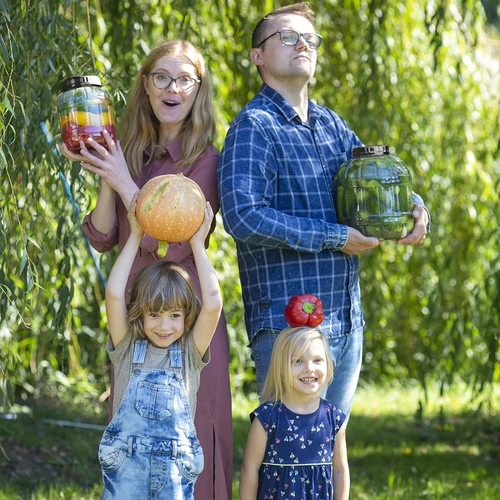 Многофункционален буркан 18 л с капачка - 7