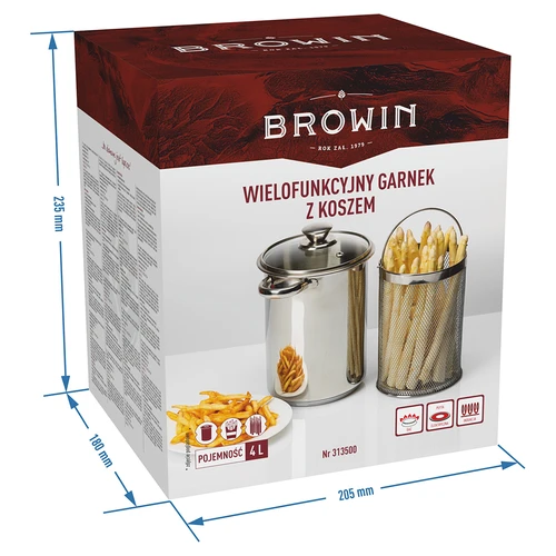 Многофункционална тенджера с кошница - 6