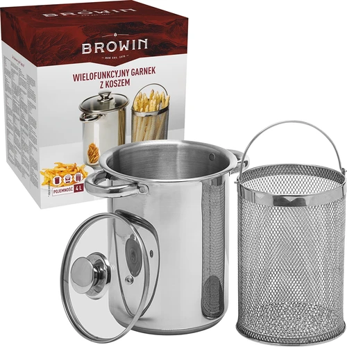 Многофункционална тенджера с кошница - 4