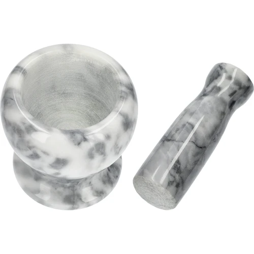 Мраморно кухненско хаванче, сиво, Ø 10,5 см - 6