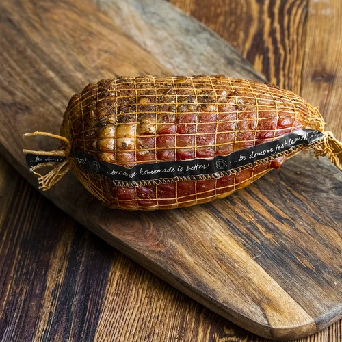 Мрежа за месни деликатеси с етикет, с размери 15 см x 4 м, с термоустойчивост до 125°C - 4