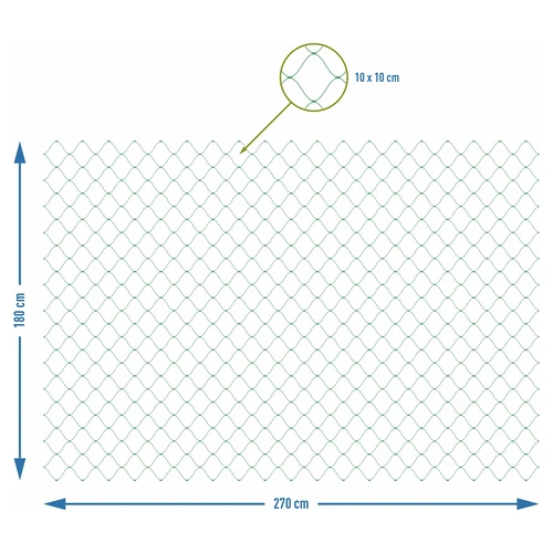 Мрежа за увивни растения, 1,8 x 2,7 m - 4