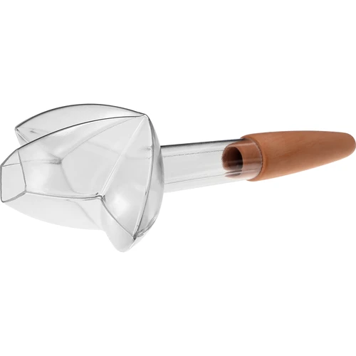 Напоител за растения – прозрачен лист с керамичен конус, 120 мл - 4