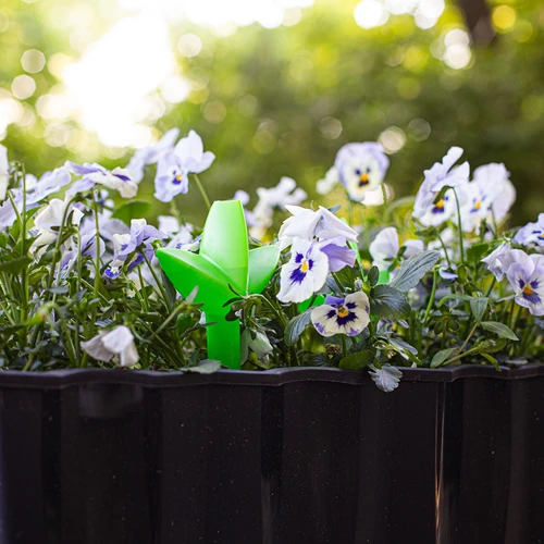 Напоител за растения – зелено листо с керамичен шип, 120 мл - 9