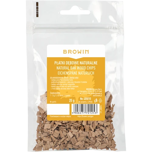 Натурални дъбови чипсове (необгорени), 20 г - 2