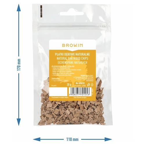 Натурални дъбови чипсове (необгорени), 20 г - 7