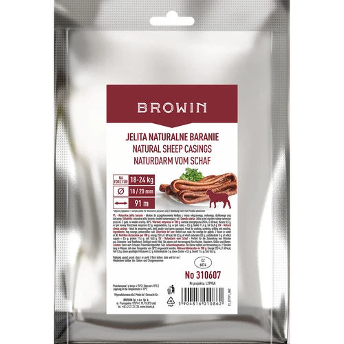 Натурални овчи черва, калибър 18/20 mm, 91 m