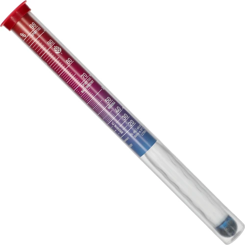 Нечуплив алкохолометър с пробирка, диапазон на измерване 20-98% - 3