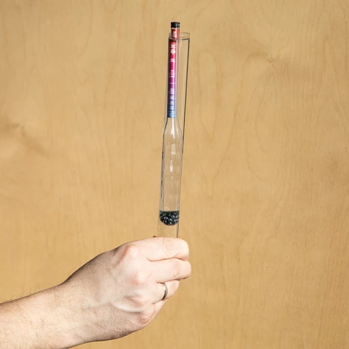 Нечуплив алкохолометър с пробирка, обхват на измерване 20-98% - 4