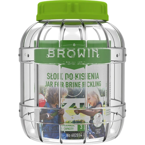 Нечуплив буркан за ферментиране, 3 л - 3