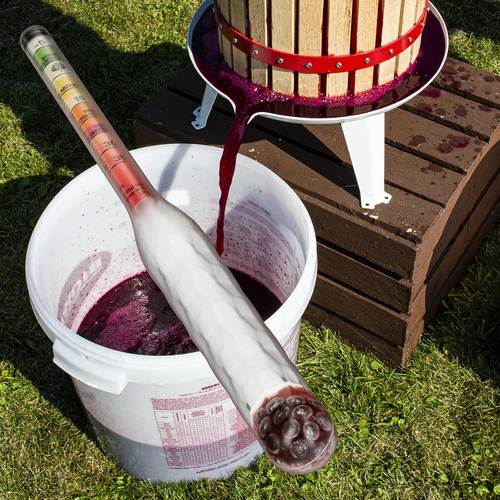 Неразбиваем захаромер с пробирка, обхват на измерване: -5-35°Blg - 8