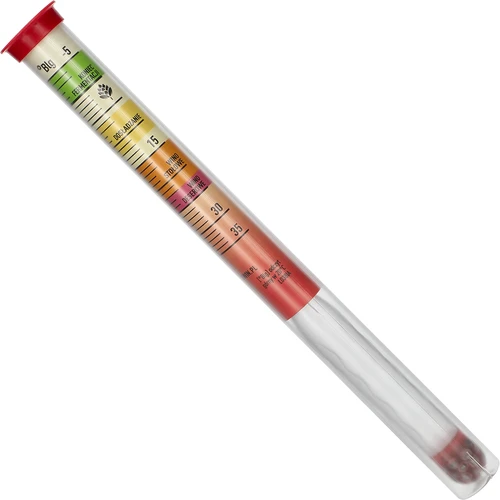 Неразбиваем захаромер с пробирка, обхват на измерване: -5-35°Blg - 3
