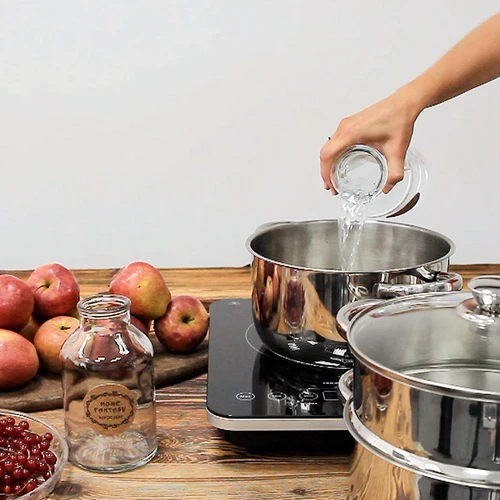 Неръждаема соковарка с пароварка 5 л - 13