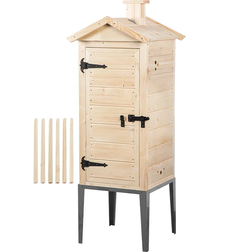 Опушвателна камера от смърчова дървесина, 200 л, с неръждаема основа