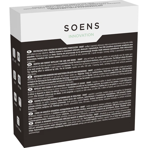 Отблъсквач за куници и гризачи за автомобили и помещения (ултразвук +LED) - 10