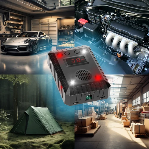 Отблъсквач за куници и гризачи за автомобили и помещения (ултразвук +LED) - 14