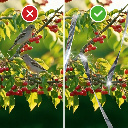 Отблъсквач за птици - отразителна лента, 80 m - 8