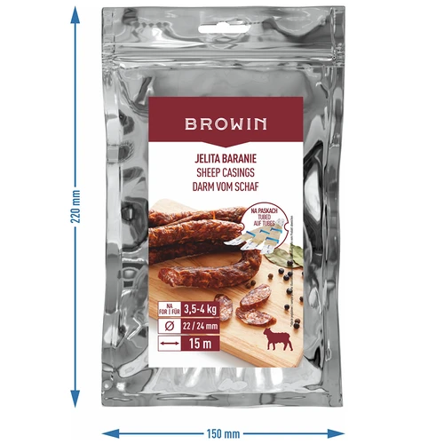 Овчи черва - фи 22/24 мм, на ленти, 15 м - 5